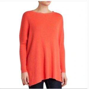 Ted Baker Maggiee Angora Coral Poncho Ribbed Sweater Size small nwot